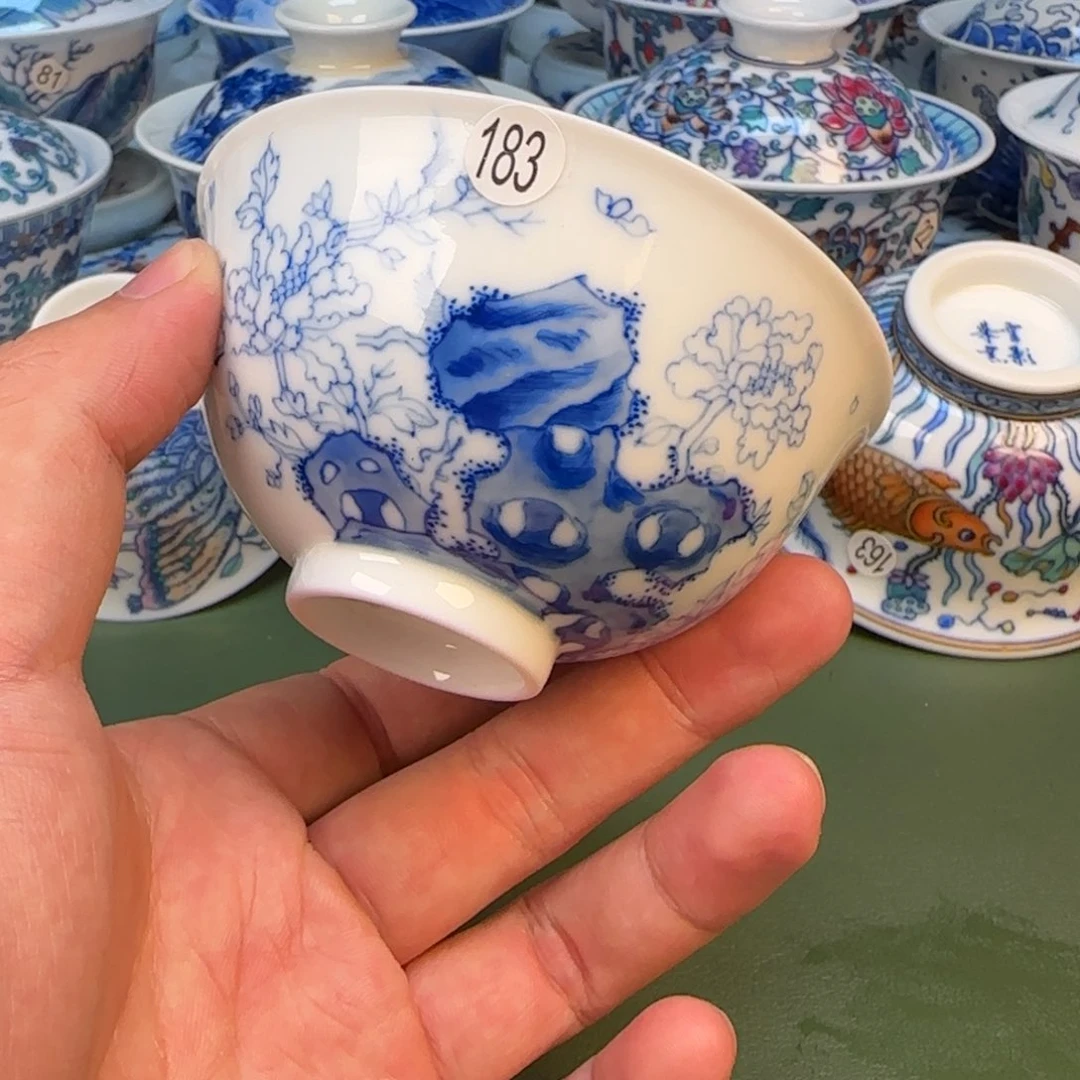 彦祖纯手工手绘茶具183