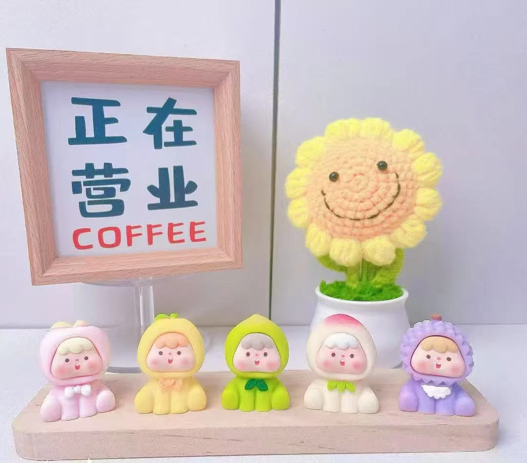 【直播拆】手感漆磨砂水果崽崽DIY树脂小摆件