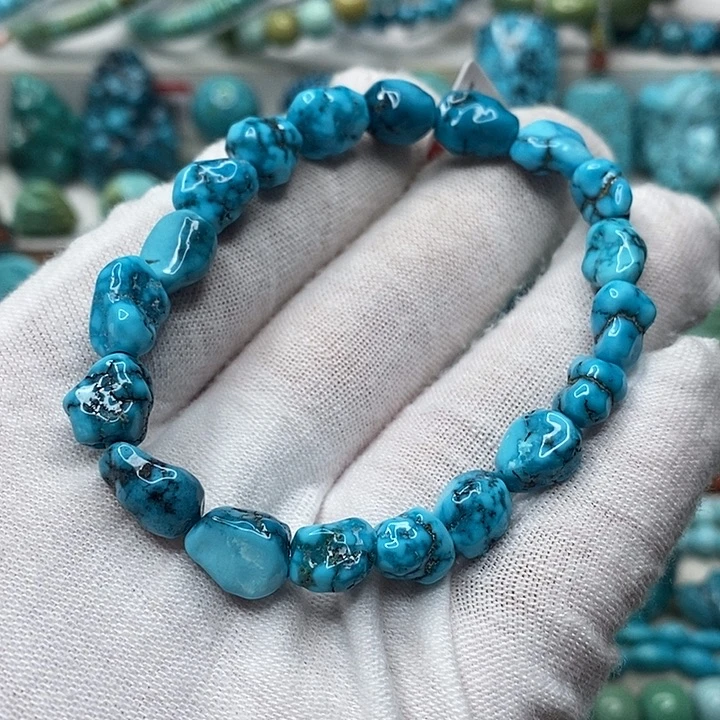 未镶嵌绿松石天然原矿 湖北十堰地大质检