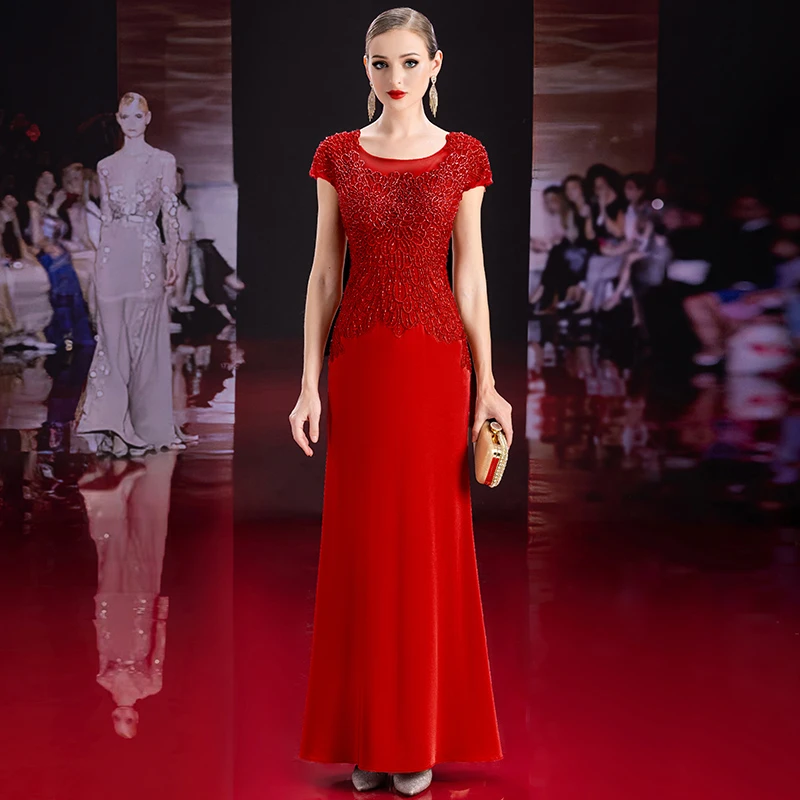 9518高端喜婆婆婚宴装夏季新款轻奢端庄高级感气质日常小众晚礼服