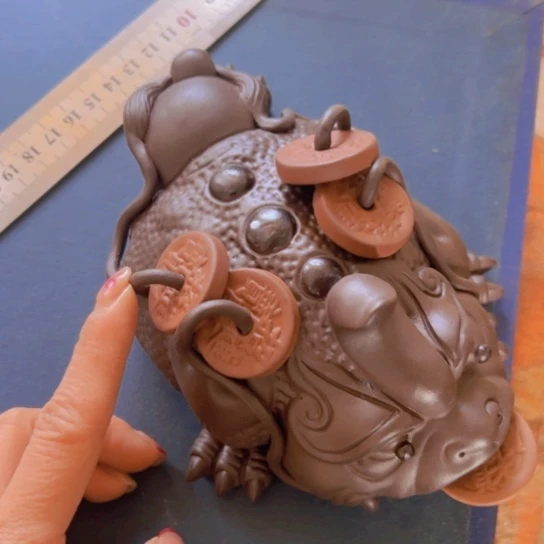 紫砂中古工艺品摆件