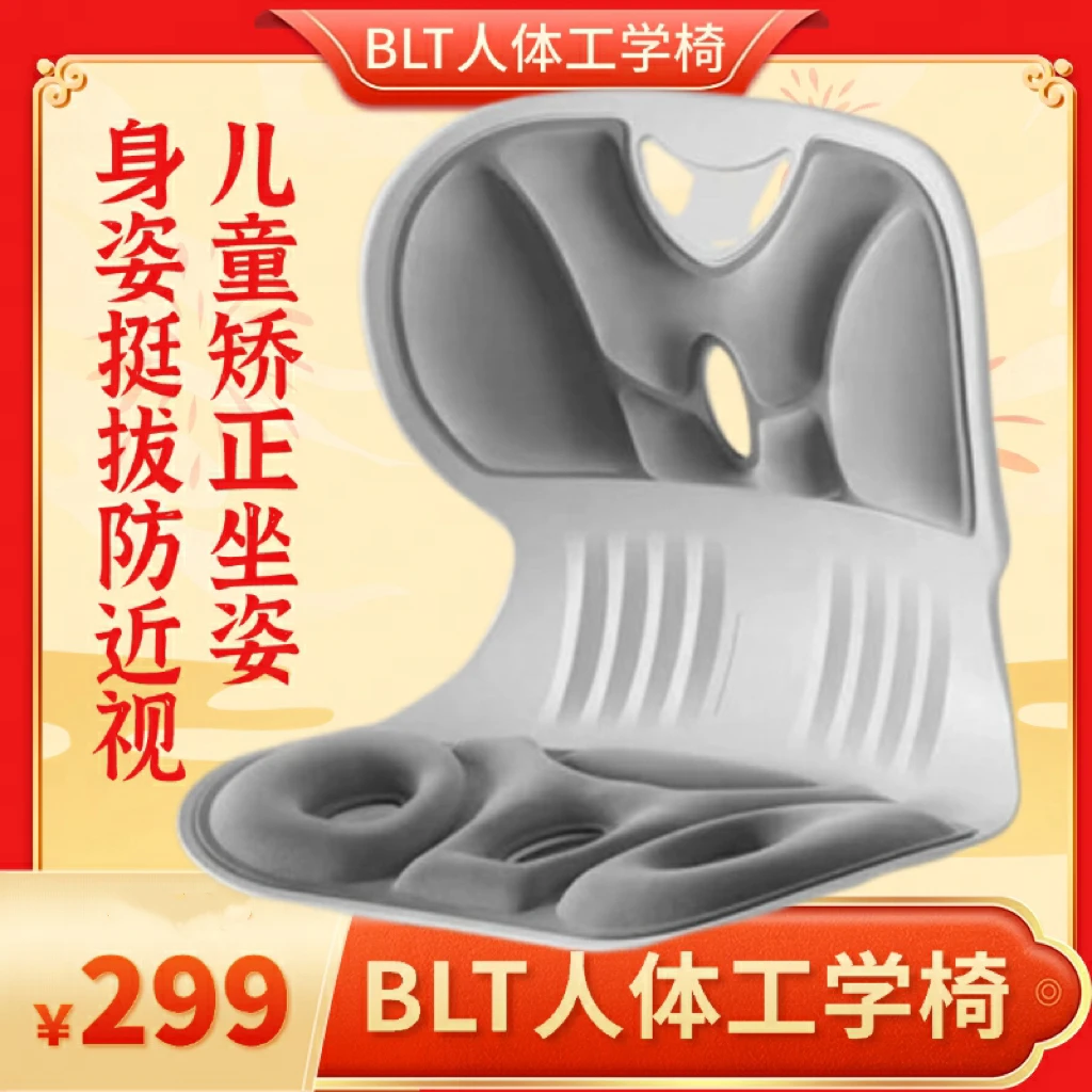 人体工学护腰坐姿椅舒适靠垫久坐神器坐姿矫正