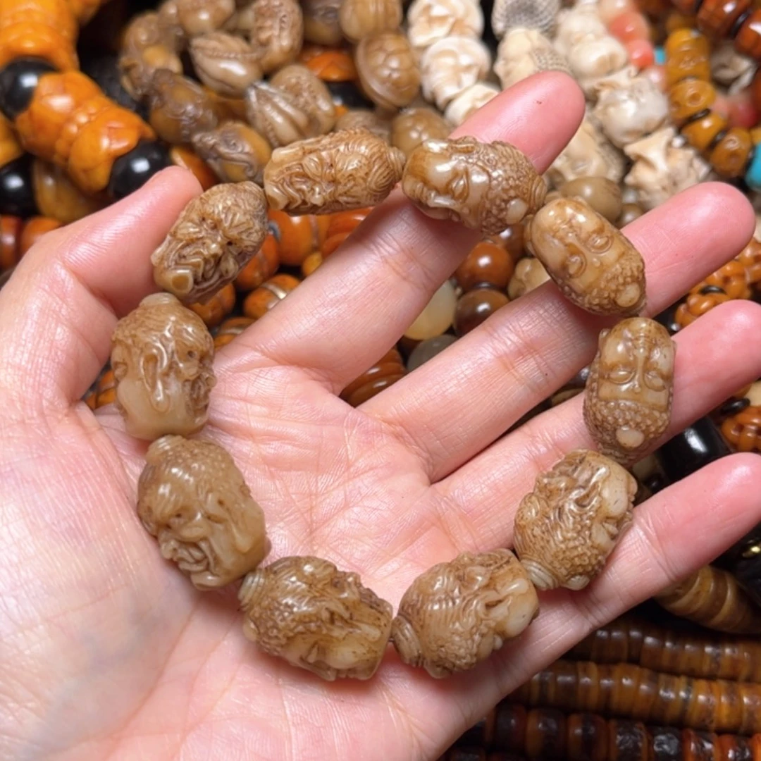 【闪购商品】牛骨手串/手链牛骨原色一念之间24×14×10颗