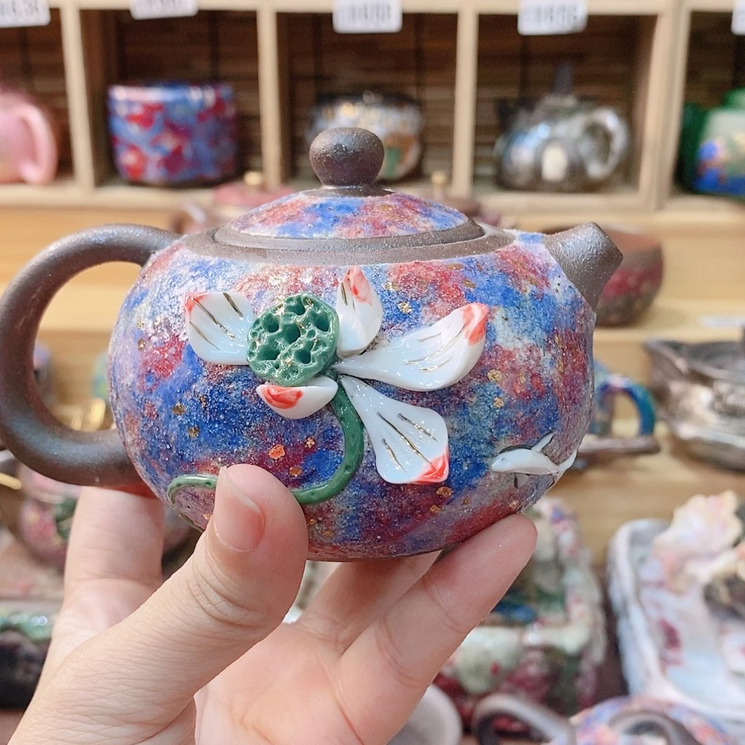 臻***售粗陶柴烧志野茶器