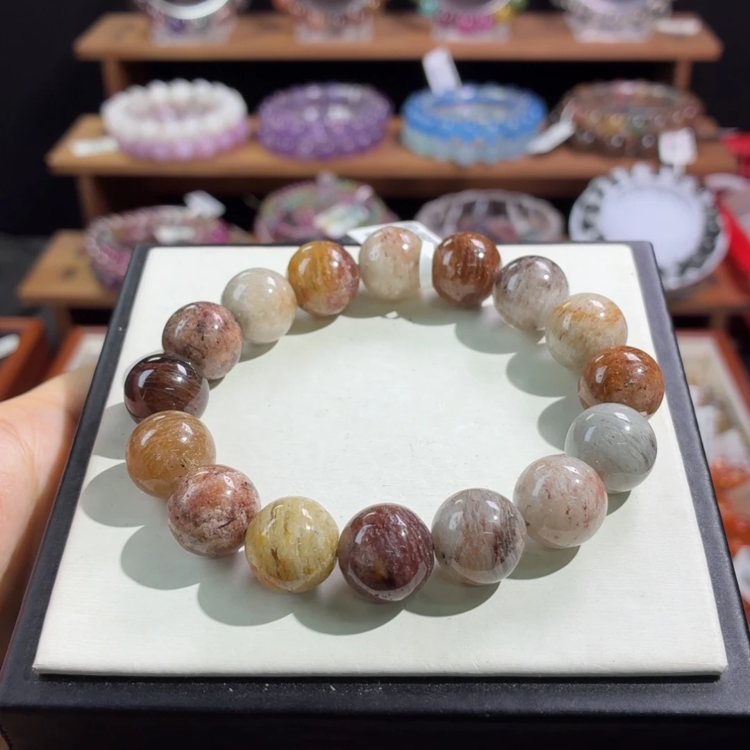 手串未镶嵌水晶千层四季幽灵13+