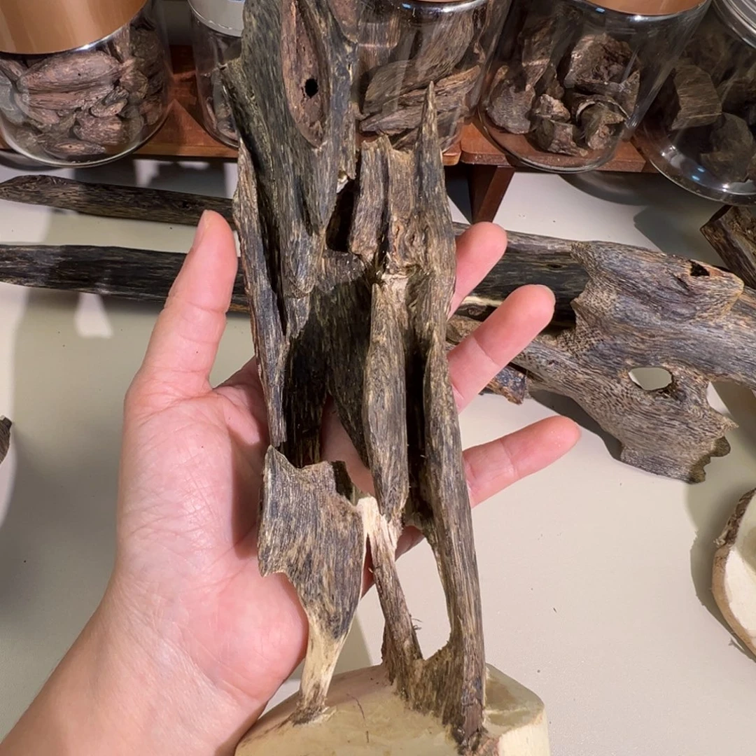 若***回沉香沉香碎屑棋楠虫漏块料