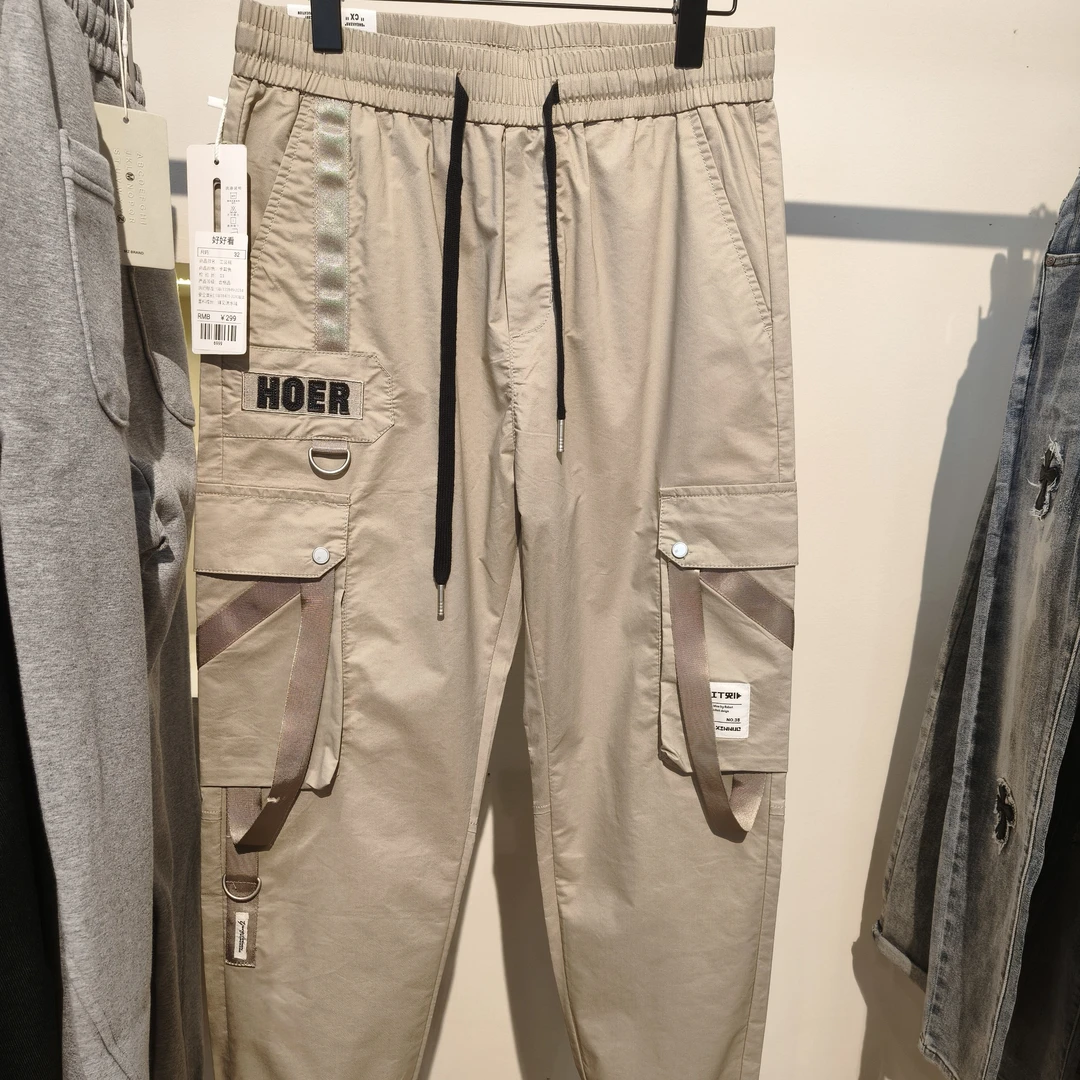 束脚裤夏季美式工装男休闲裤1126