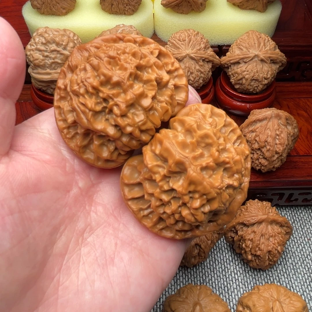 吊坠文玩核桃官帽52尺全品