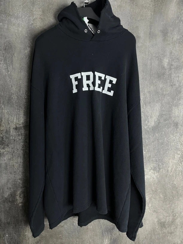 全新未使用 Balenciaga/巴黎世家 L码*1/黑色free卫衣/00109