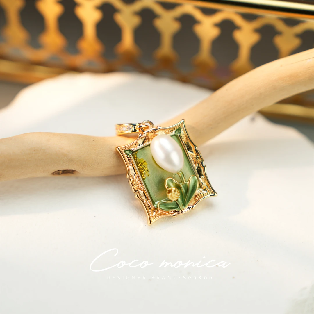 【小霞珠宝】珍珠吊坠手工气质轻奢时尚复古国风古风 WE680