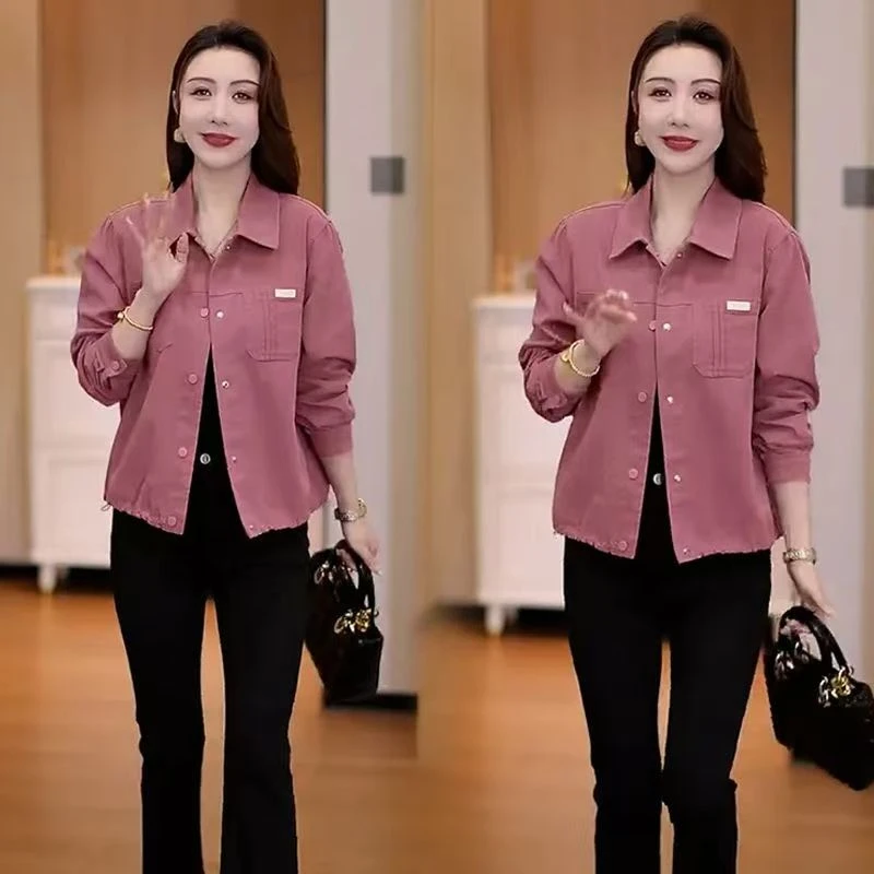 时尚高级感轻奢短款薄外套女春秋新款宽松显瘦小个子百搭夹克上衣