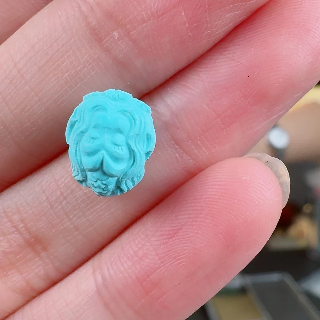 绿松石珠宝奇石未镶嵌