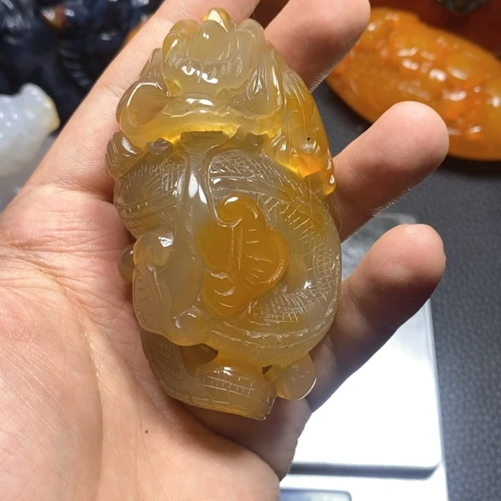 玛瑙/玉髓吊坠未镶嵌百**润