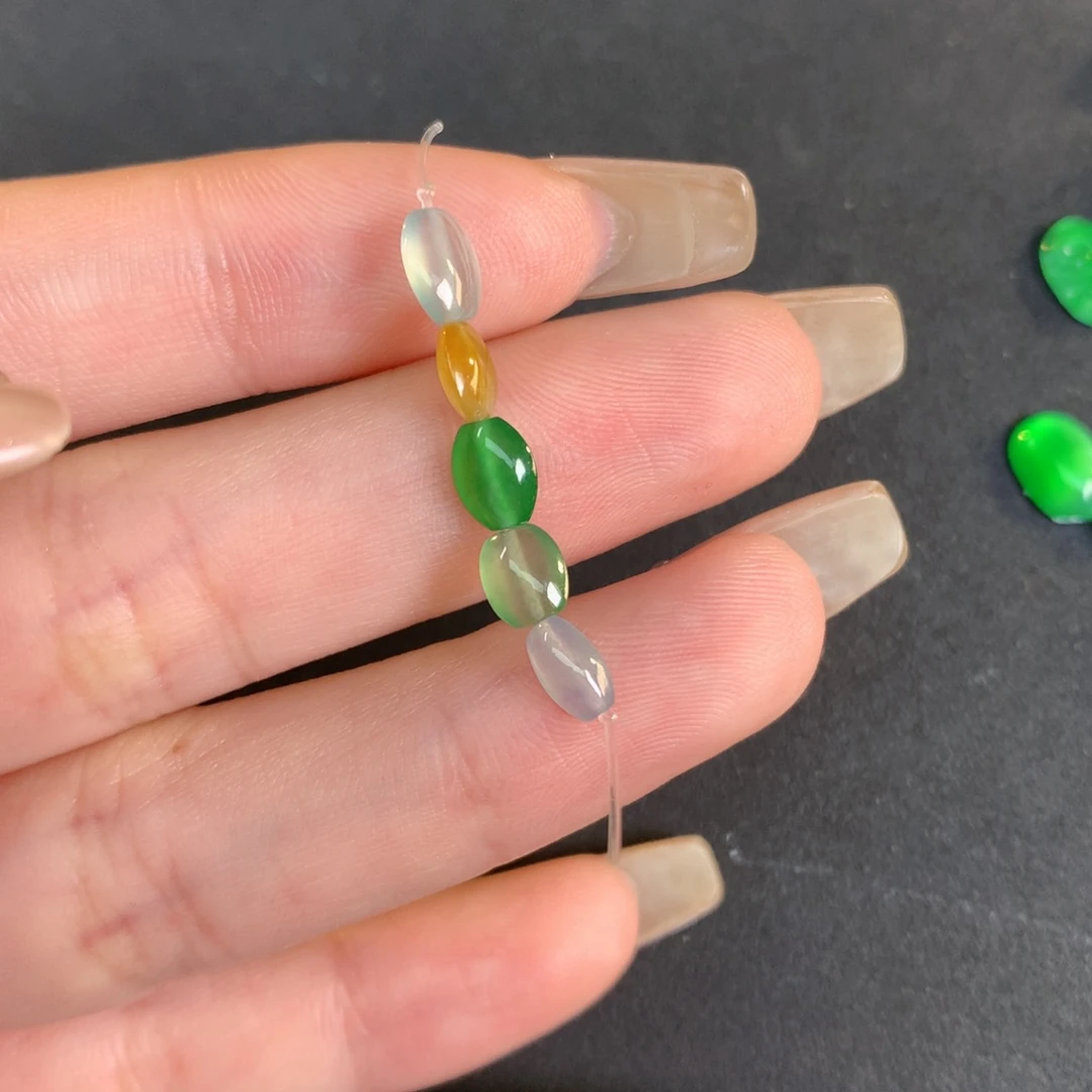 翡翠裸石翡翠翡翠6.21-4.7-3.2