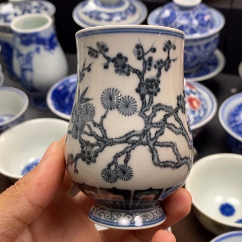 【闪购商品】景德镇青花主人杯