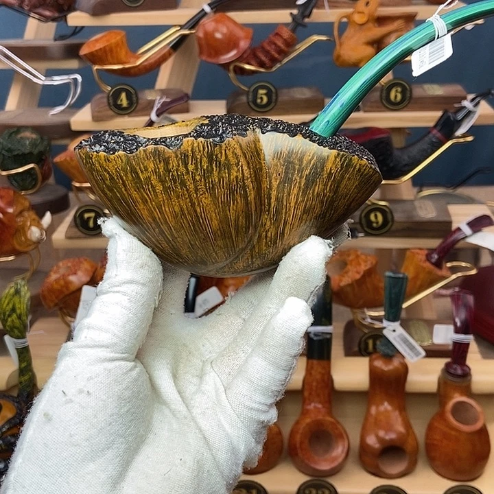 石楠木手工烟斗制作