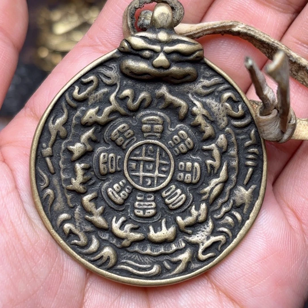 一*墨铜星月菩提吊坠项链