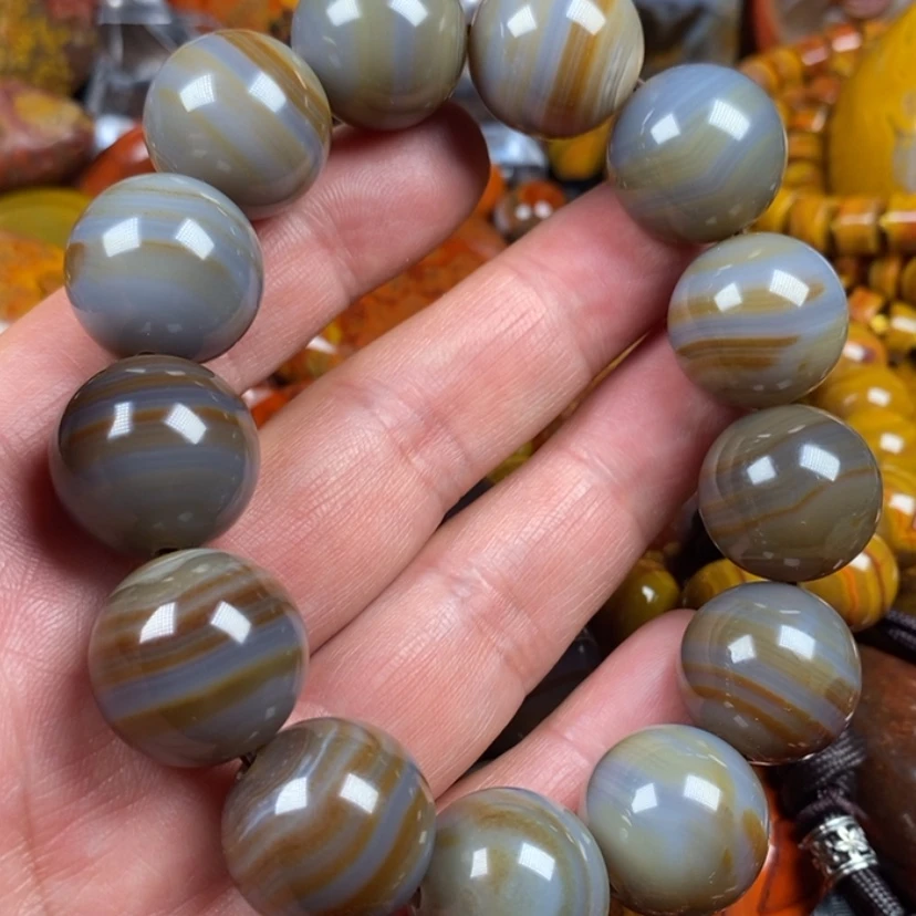 【闪购商品】玛瑙/玉髓手链未镶嵌雾****?