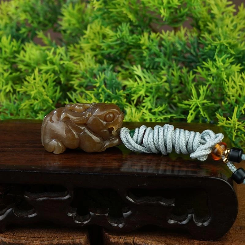 【香掌柜】和田玉糖玉貔貅吊坠【发一件】