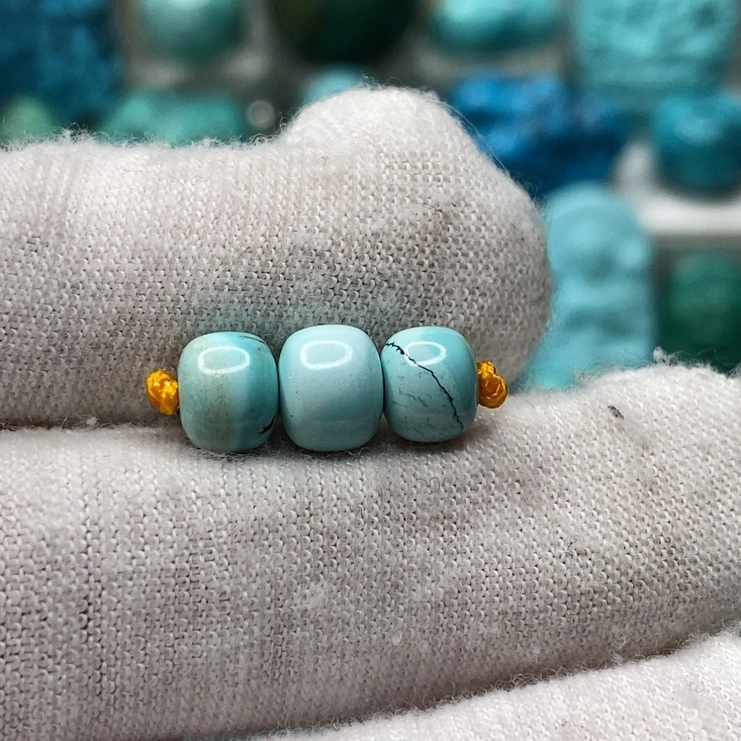 绿松石未镶嵌天然原矿 地大质检