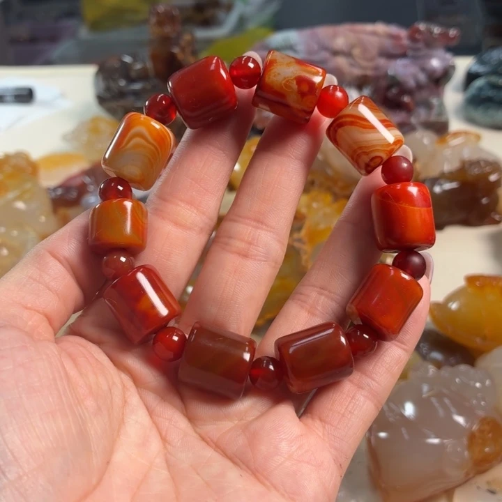 玛瑙/玉髓未镶嵌吊坠(不含链)