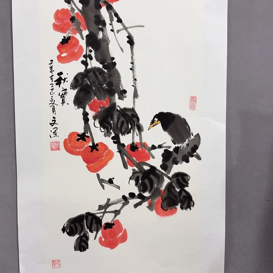 国画亲笔手绘放心去藏