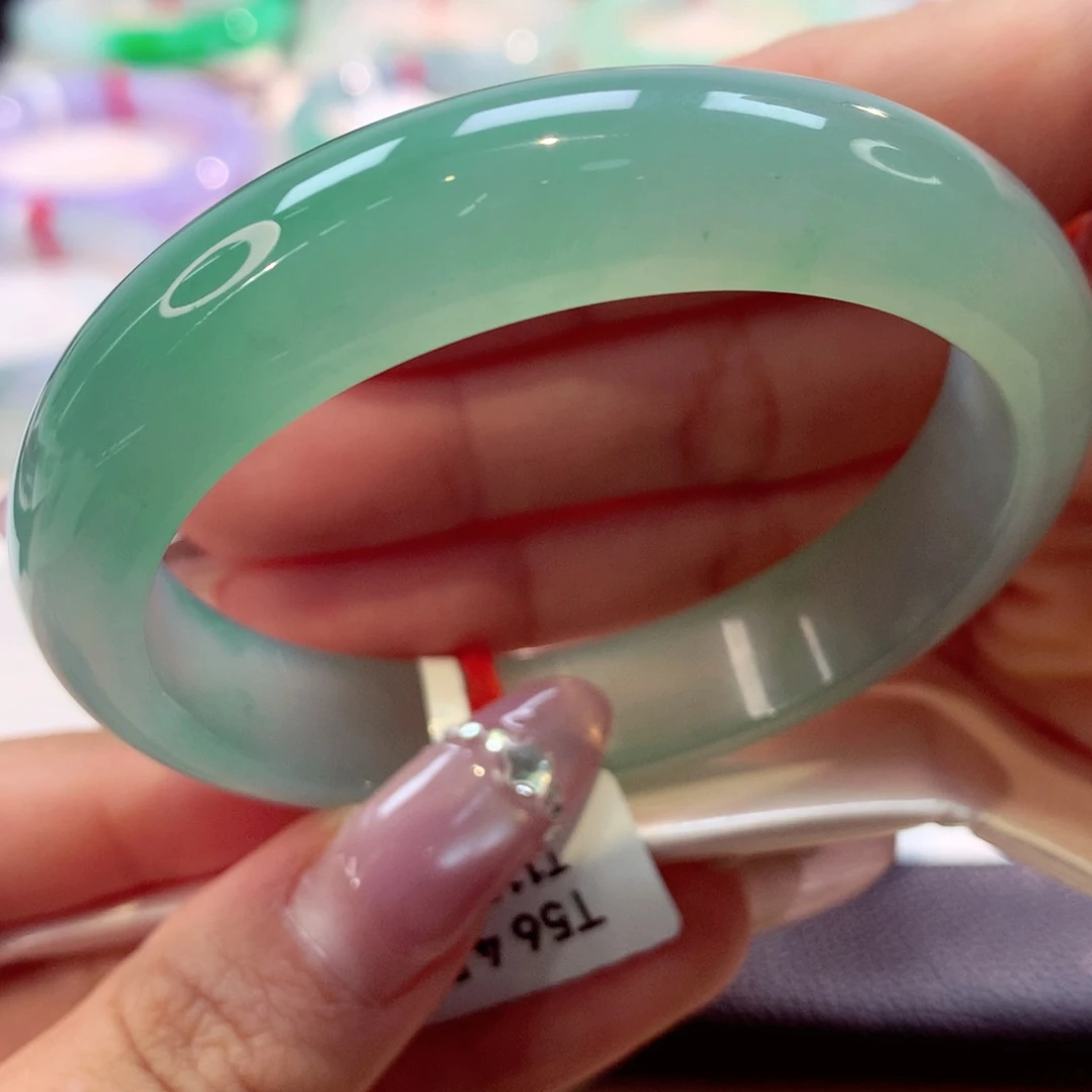 未镶嵌手镯翡翠正圈35号66