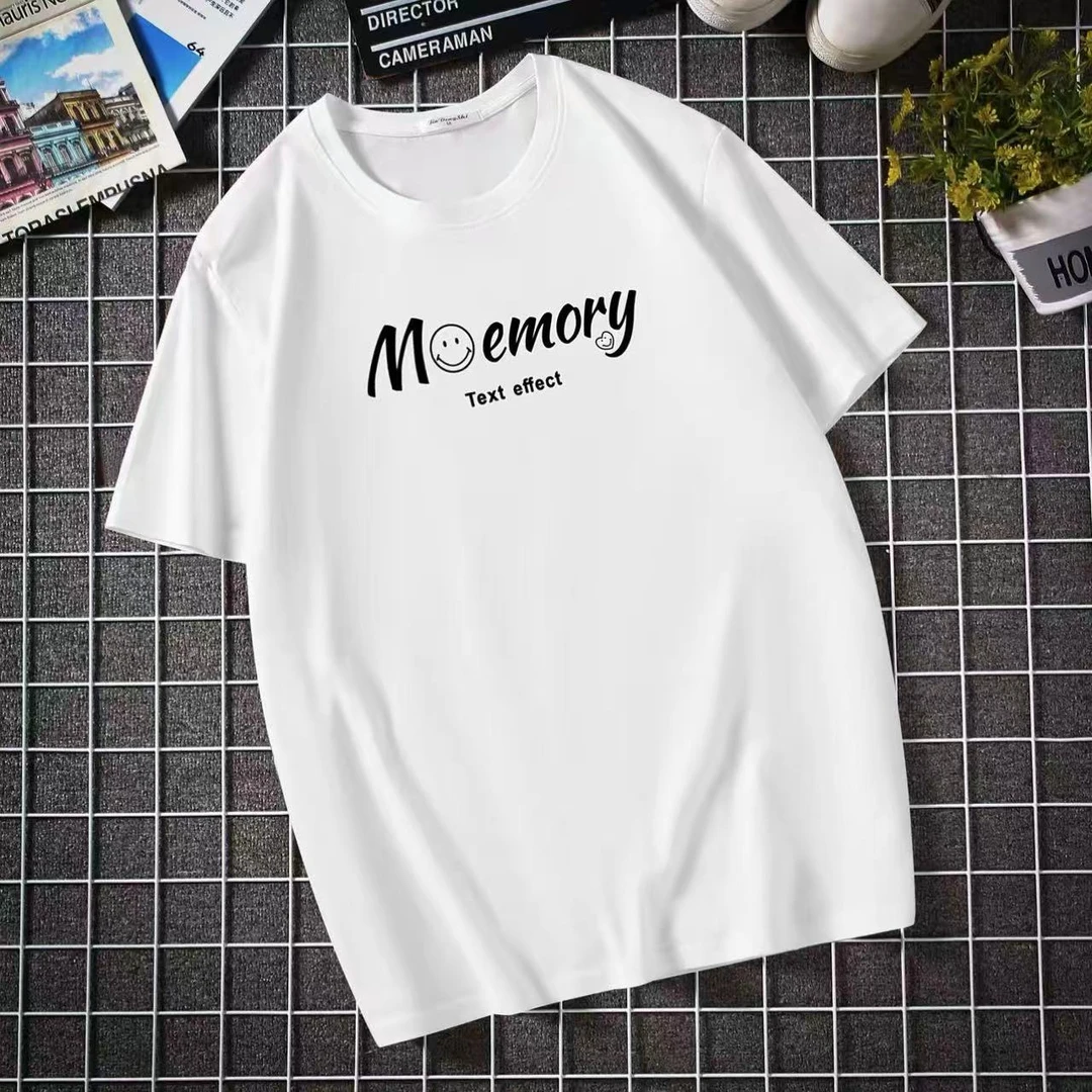 常规短袖T恤吸汗圆领半袖打底衫情侣休闲大码学生-10