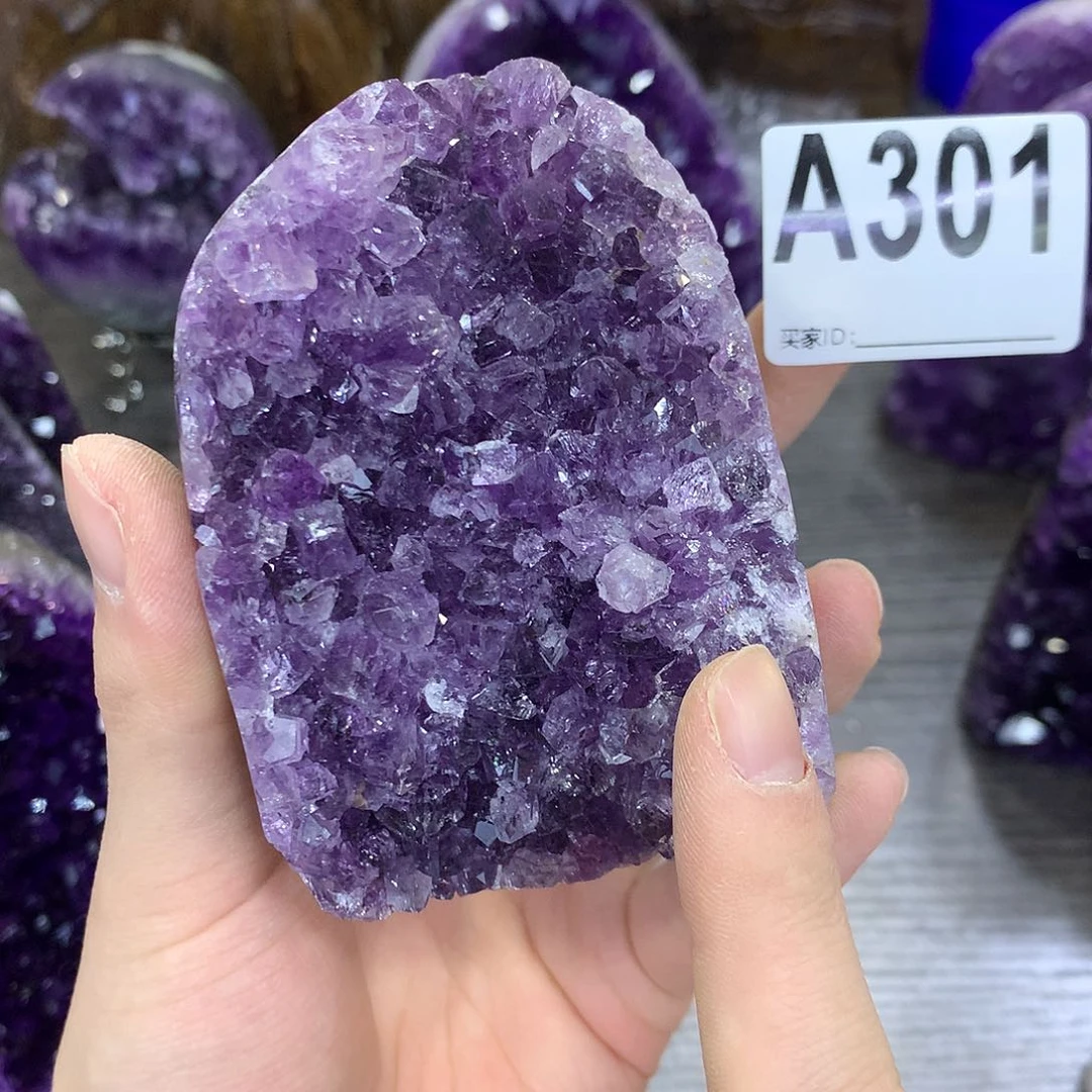 紫晶珠宝半成品未镶嵌301