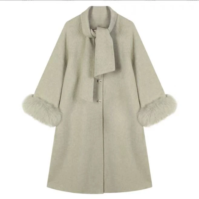 千寻女装铭顺-「知否」大衣D4DY8791A百搭气质中长款韩版设计感外套