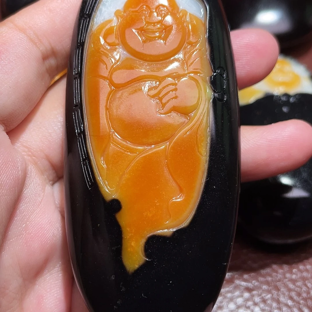 和田玉未镶嵌颈饰梅***茶