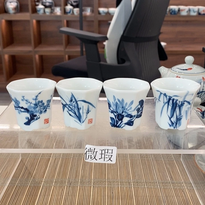 釉下老陶泥手工绘制