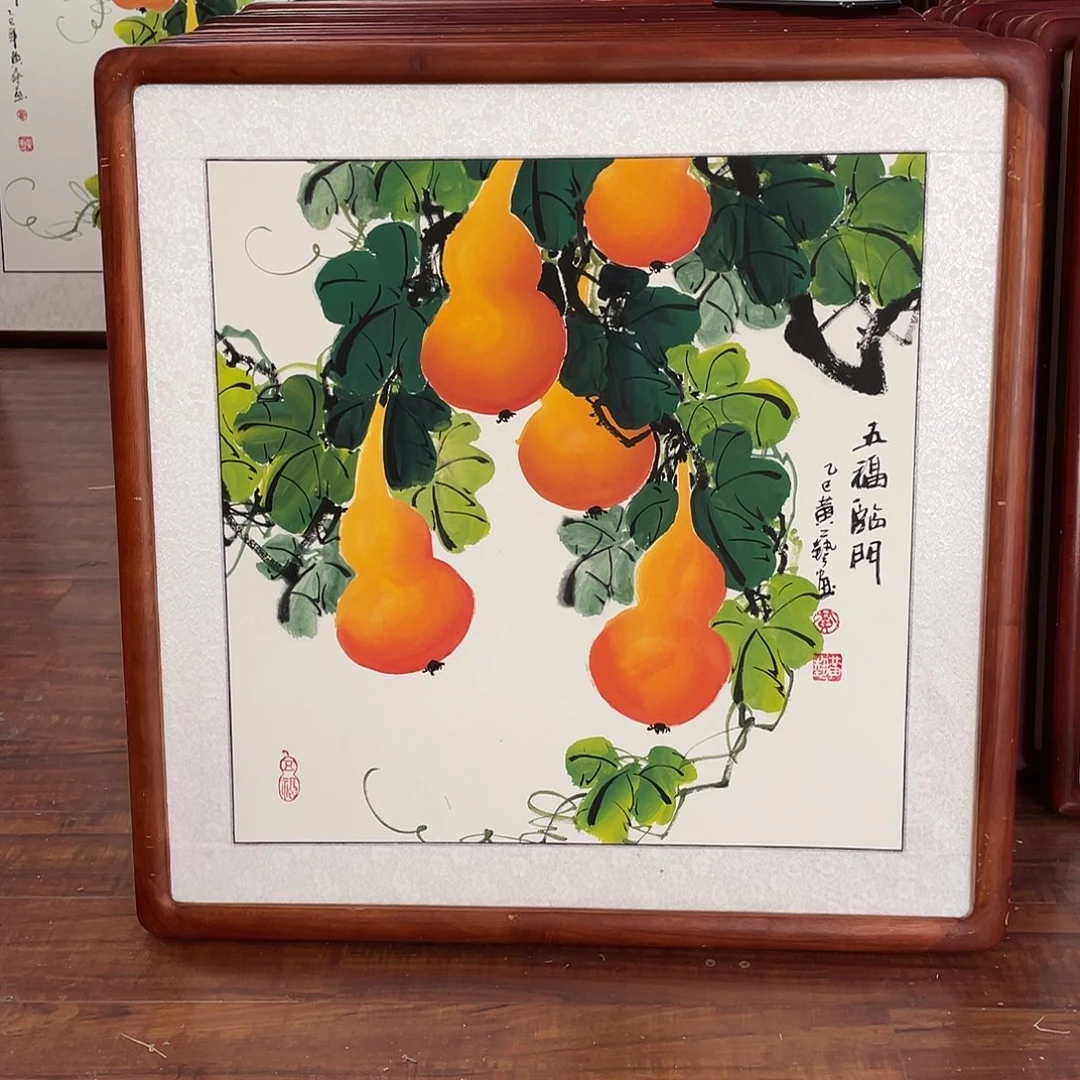 国画带框尺寸63*63厘米