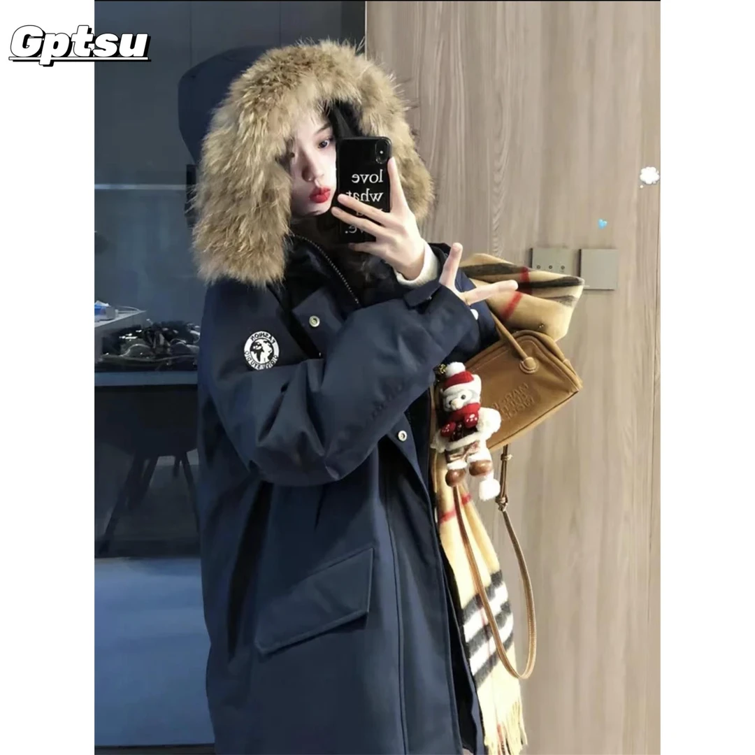 GPTSu派克服女士2025时尚新款冬季棉衣棉袄加厚韩版超好看厚外套