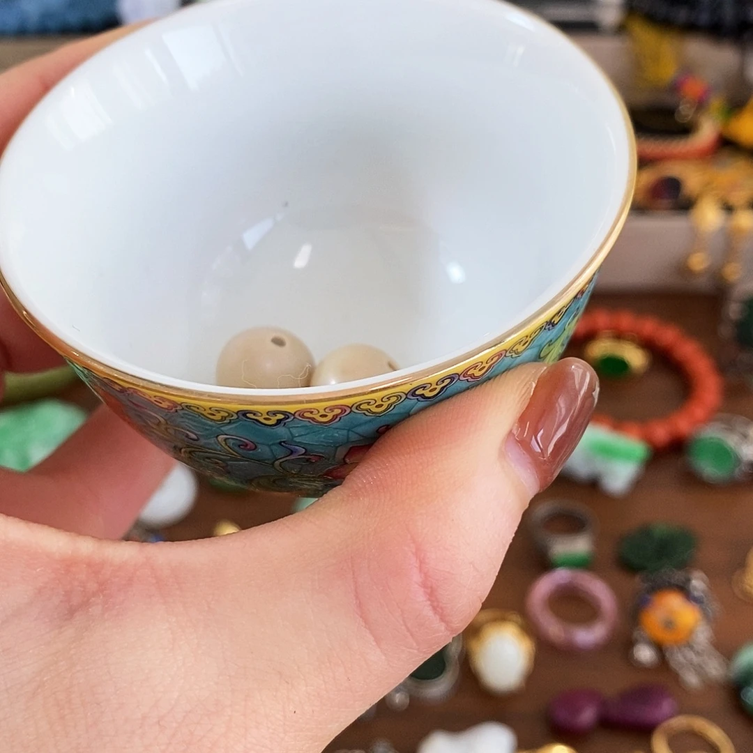 我***杯瓷器杯子漂亮漂亮