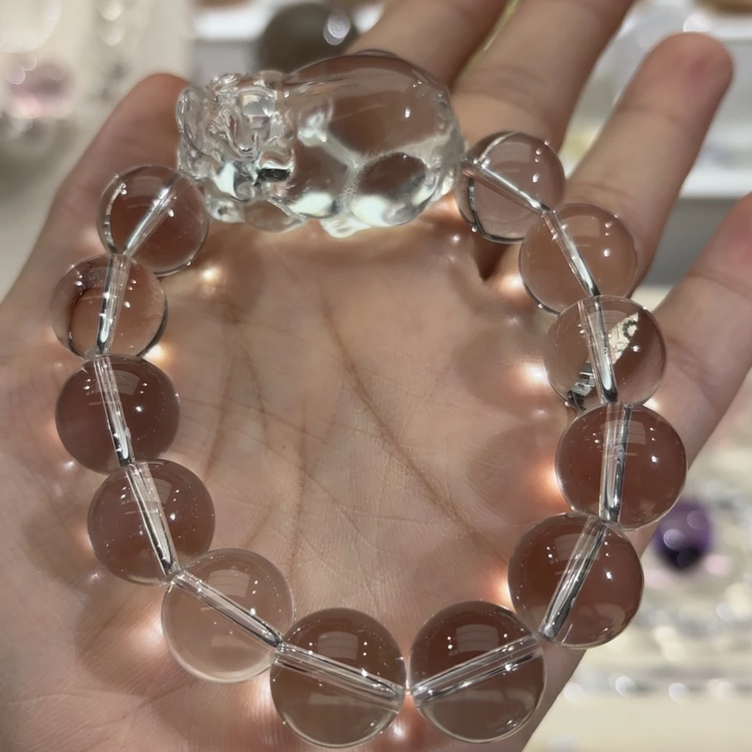 水晶手链未镶嵌手串14