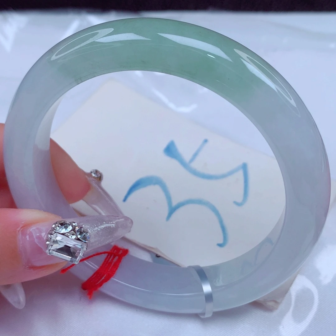 翡翠手镯未镶嵌天然缅甸翡翠A货手镯