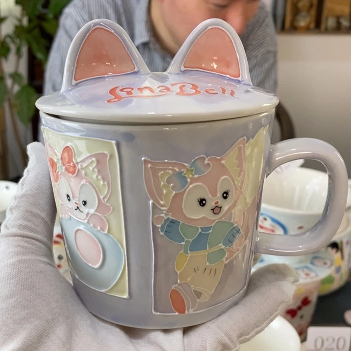 瓷片兔**?景德镇釉下彩手绘知秋