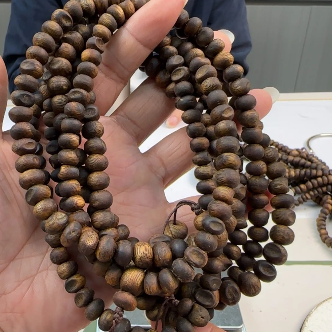 沉香手串多样性发1条沉水浮包头紫棋高货19克