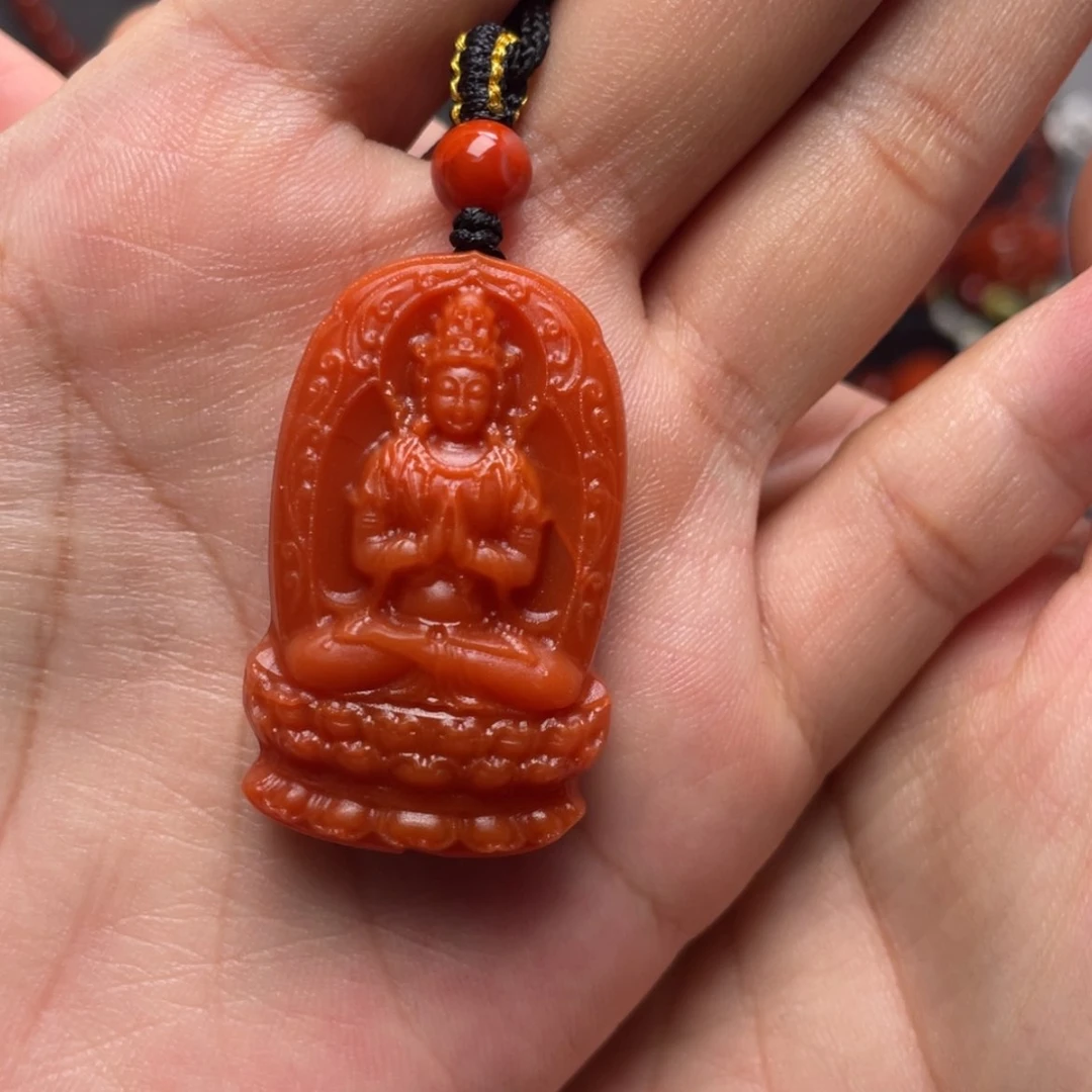 【闪购商品】未镶嵌观音吊坠南红玛瑙