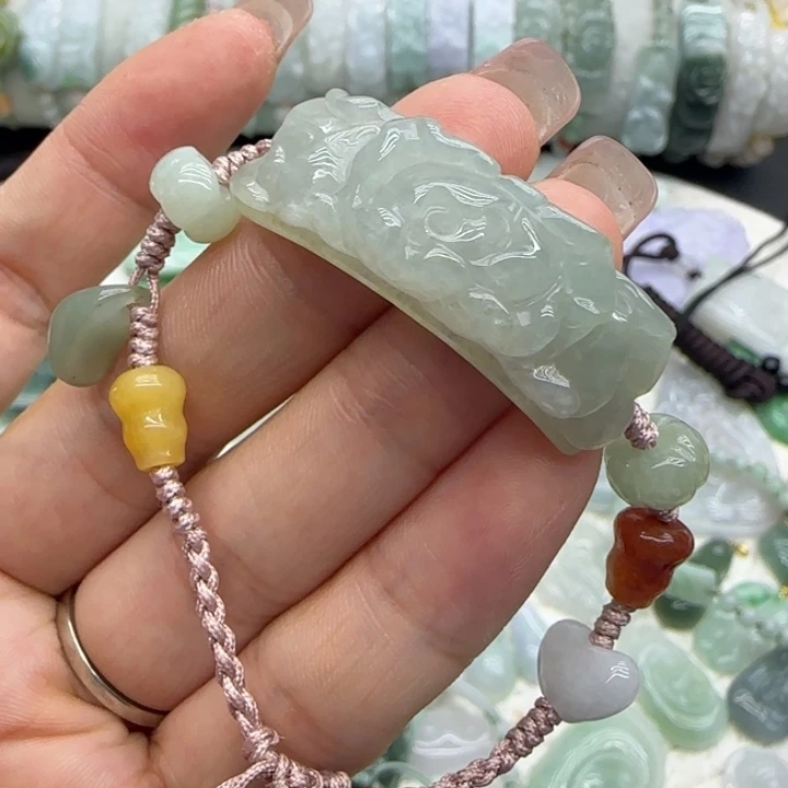 未镶嵌手链翡翠手排