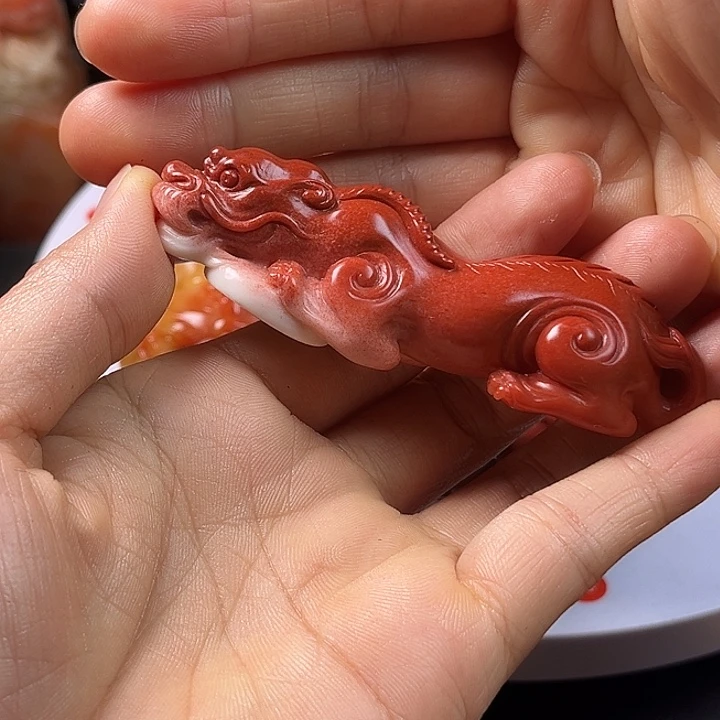 龍****寿山石手把件把玩件