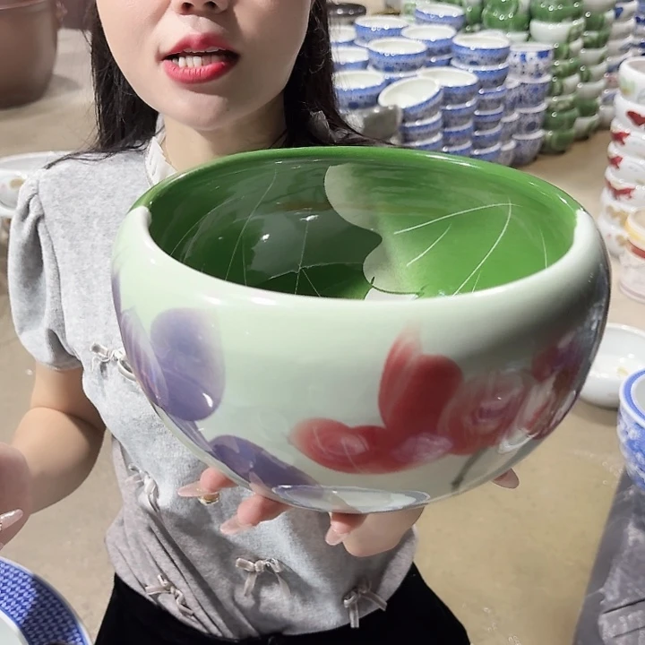 瓷片口径23厘米 高度13厘米