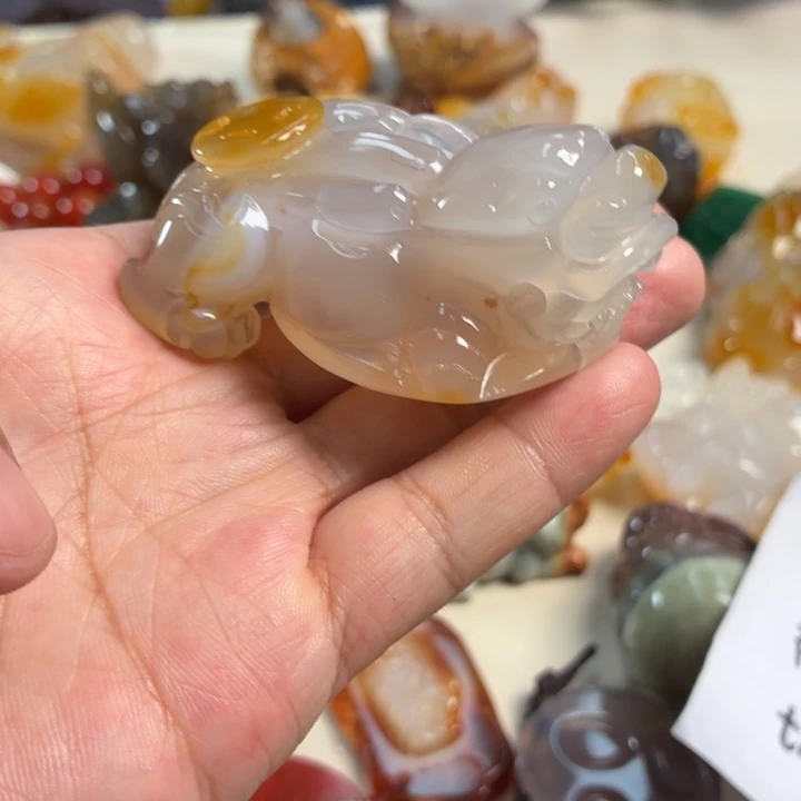 玛瑙/玉髓未镶嵌吊坠(不含链)