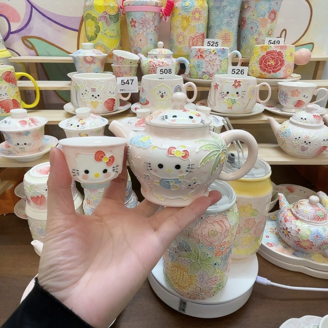 瓷片玉泥茶壶送小杯228号号号