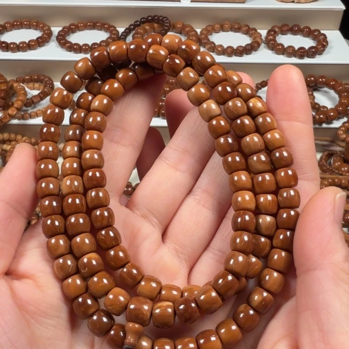 库克手串库克菩提7*8直切珠114颗特价款