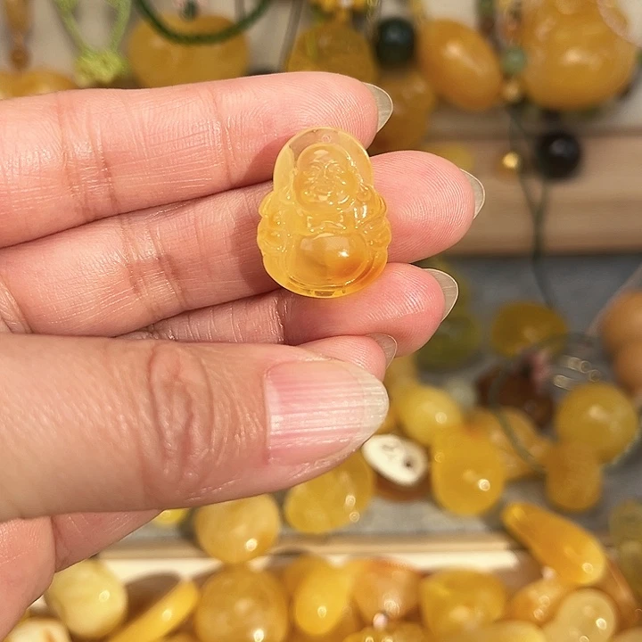 蜜蜡颈饰未镶嵌蜜蜡