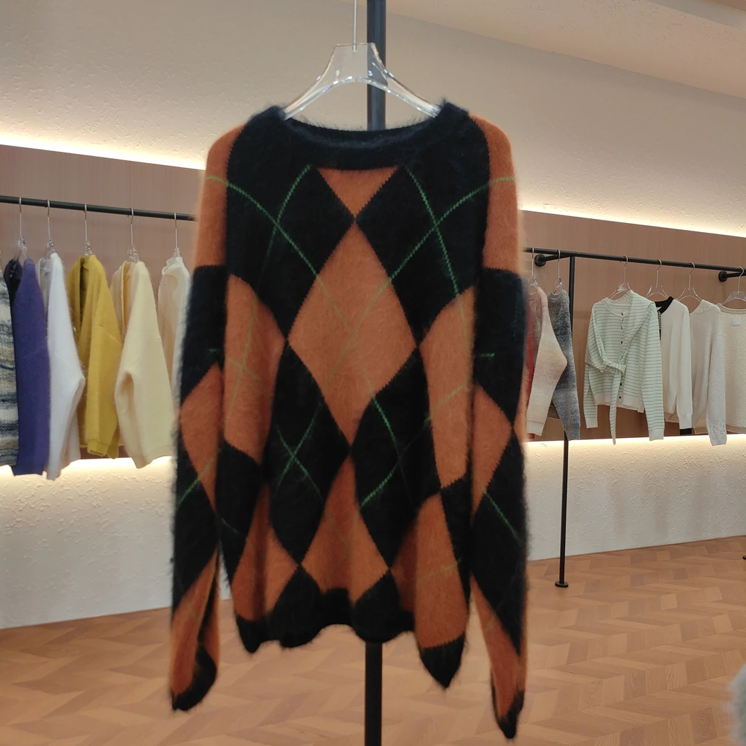 【224】秋冬新款精品针织羊毛衫时尚百搭休闲羊绒保暖毛衣