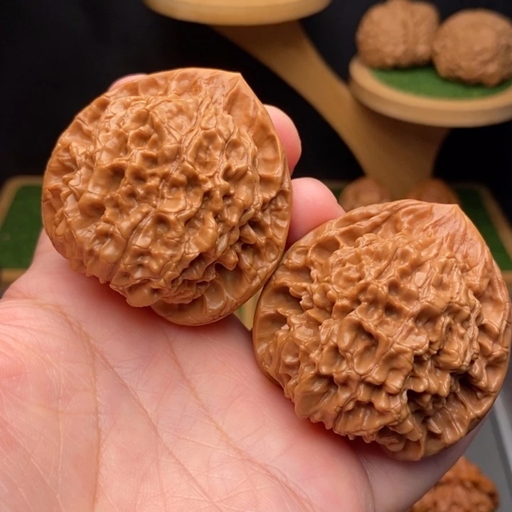 文玩核桃把件官帽48