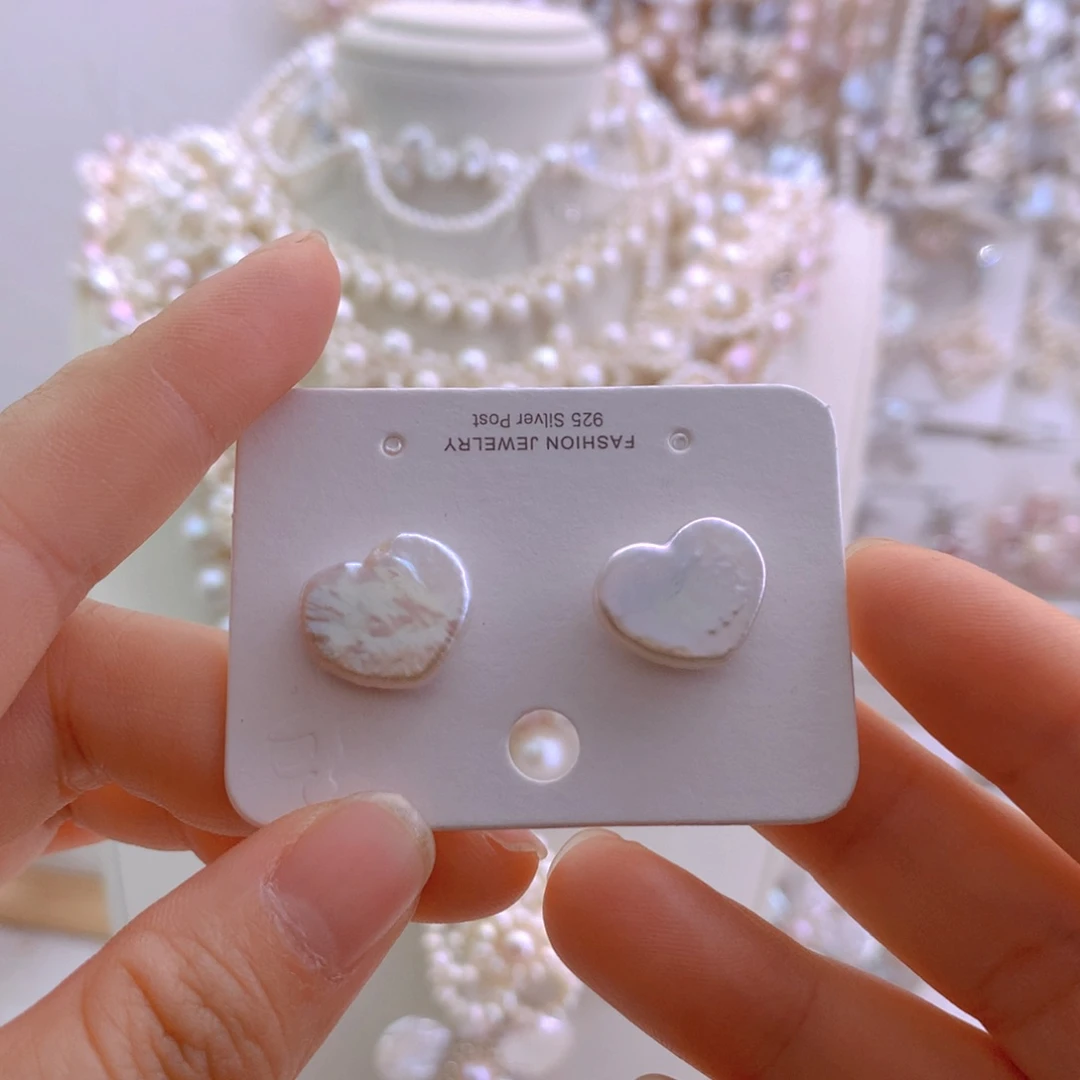 淡水珍珠未镶嵌耳环